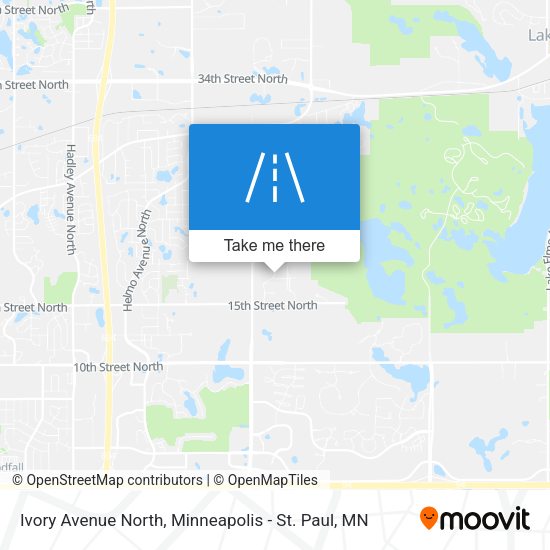 Mapa de Ivory Avenue North