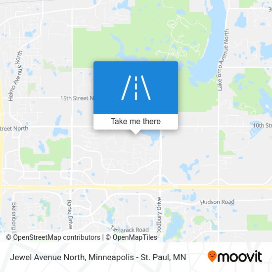 Jewel Avenue North map