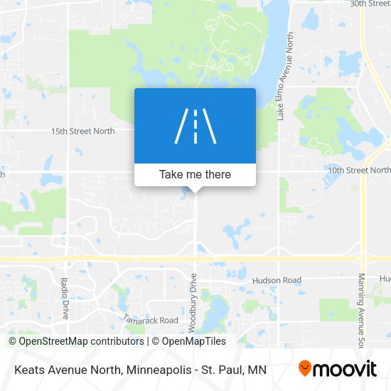 Mapa de Keats Avenue North