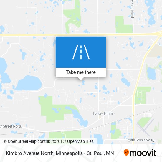 Mapa de Kimbro Avenue North