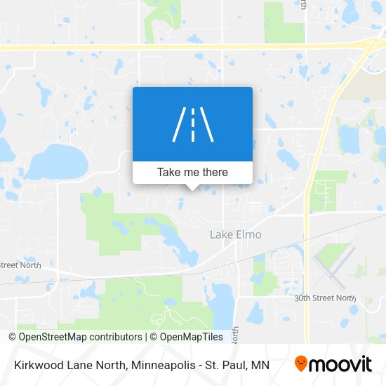 Kirkwood Lane North map