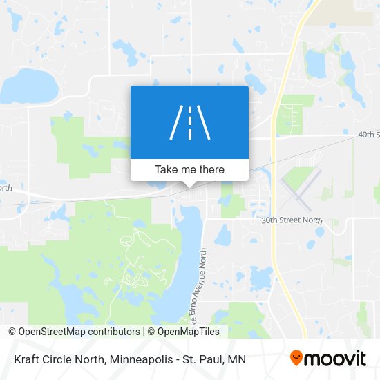 Mapa de Kraft Circle North
