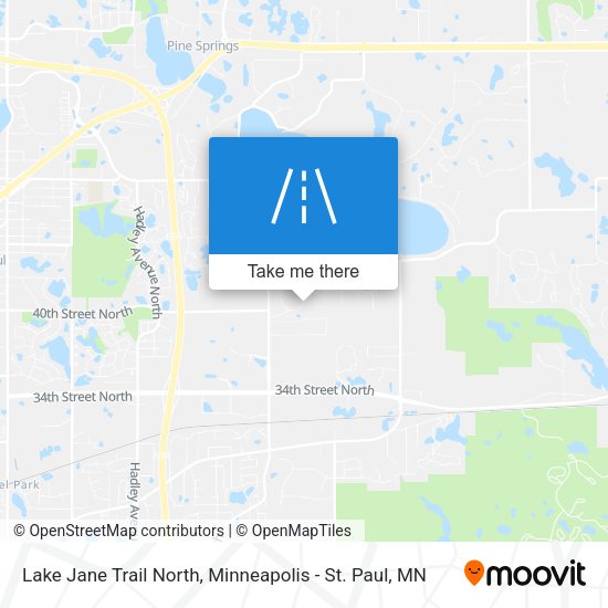 Mapa de Lake Jane Trail North
