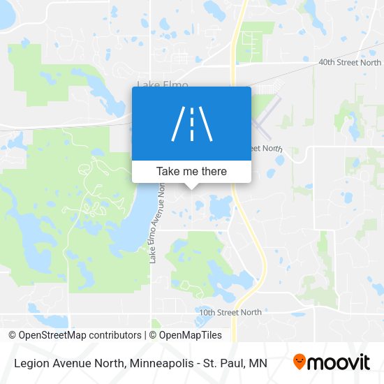 Mapa de Legion Avenue North