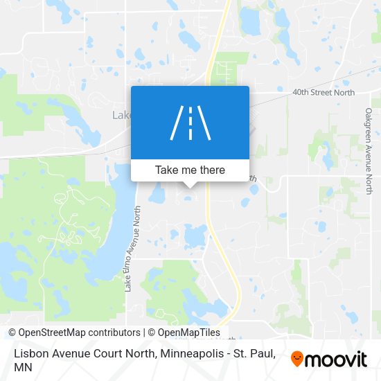Mapa de Lisbon Avenue Court North