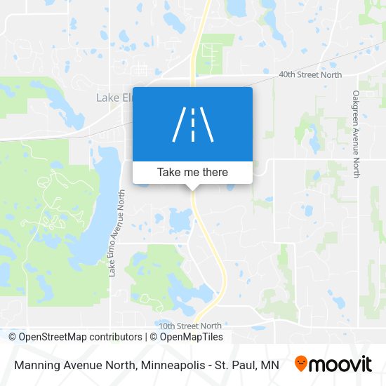 Mapa de Manning Avenue North