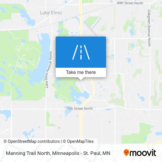 Manning Trail North map