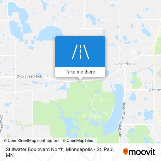 Stillwater Boulevard North map