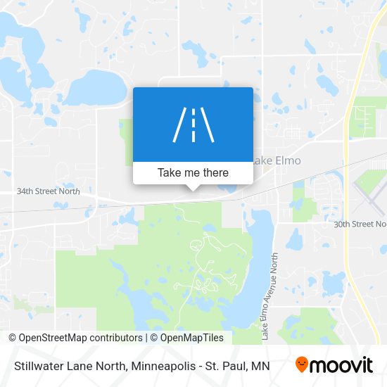 Stillwater Lane North map