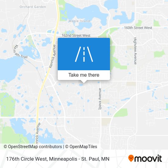 Mapa de 176th Circle West