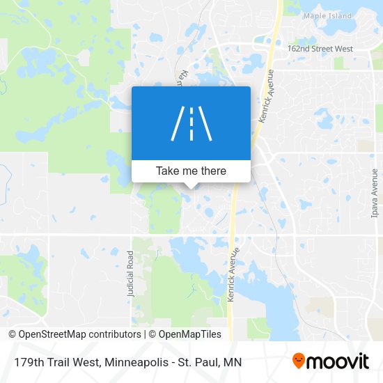 Mapa de 179th Trail West