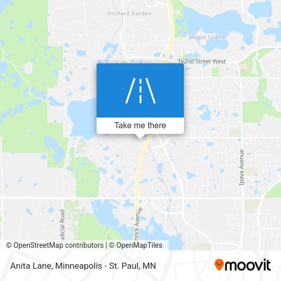 Anita Lane map