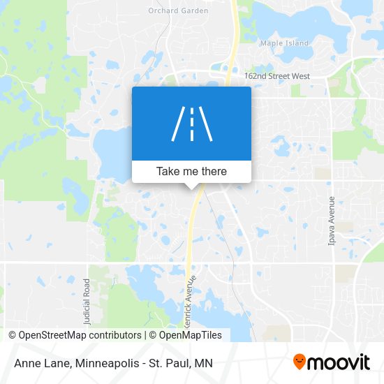 Anne Lane map