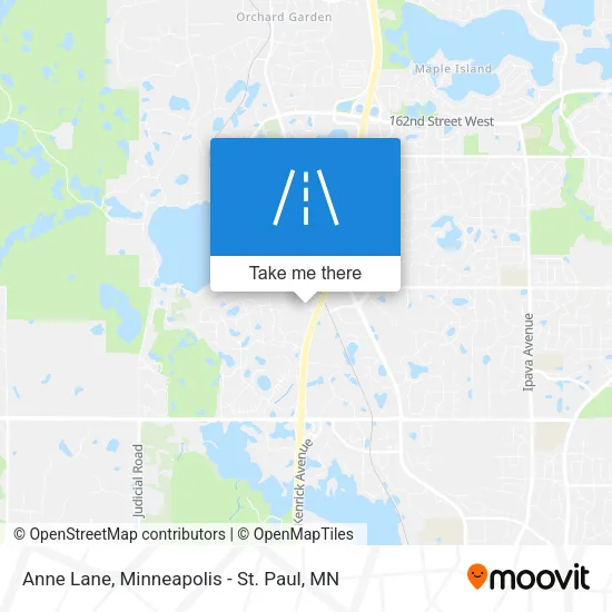 Mapa de Anne Lane