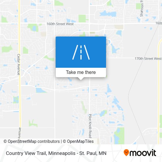 Country View Trail map
