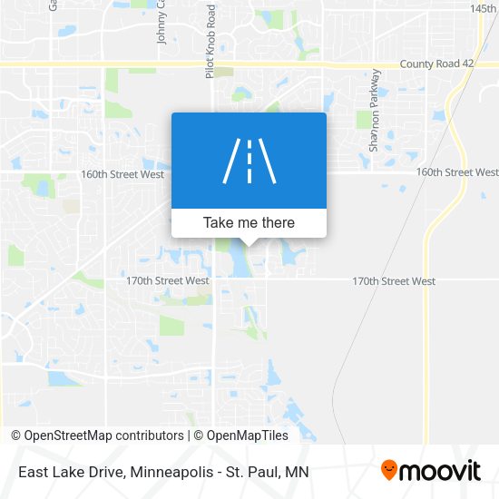 Mapa de East Lake Drive