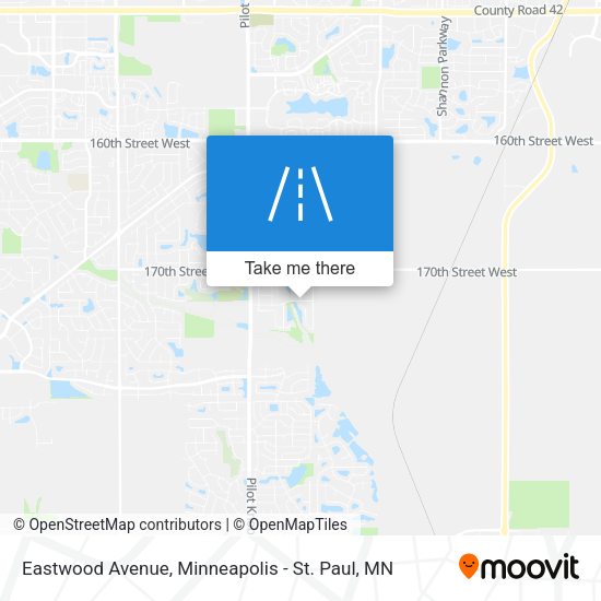 Mapa de Eastwood Avenue