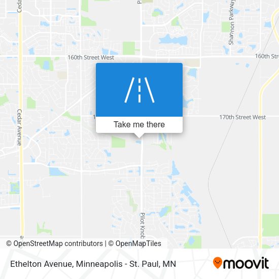 Ethelton Avenue map