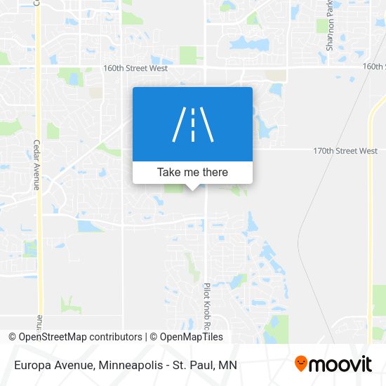 Europa Avenue map