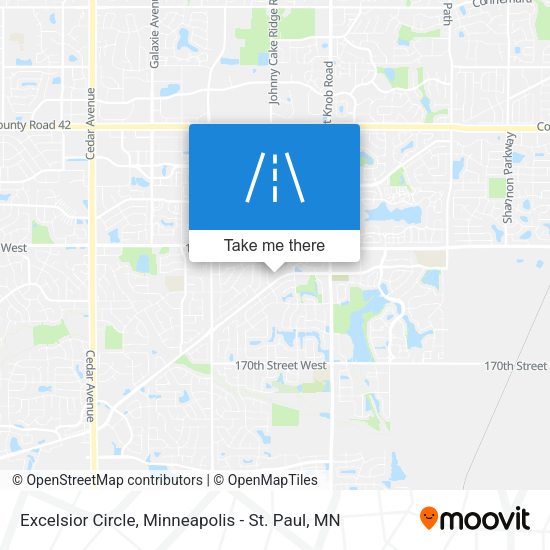 Excelsior Circle map