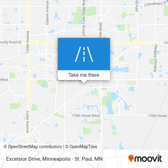 Mapa de Excelsior Drive