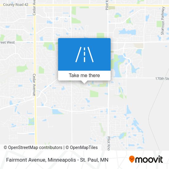 Fairmont Avenue map