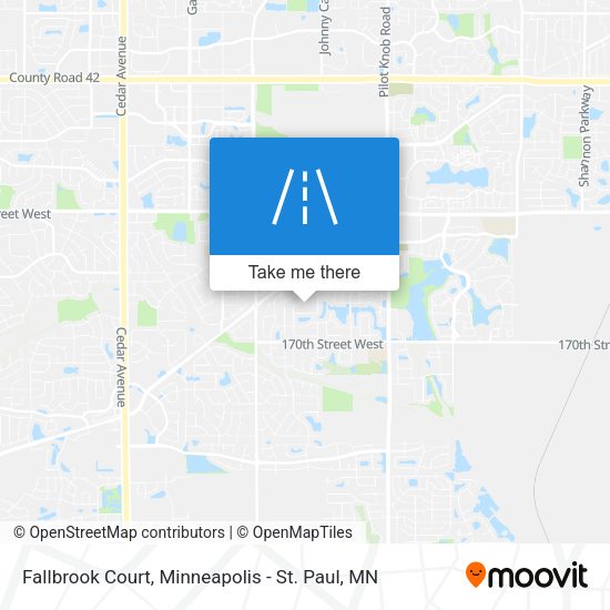 Fallbrook Court map