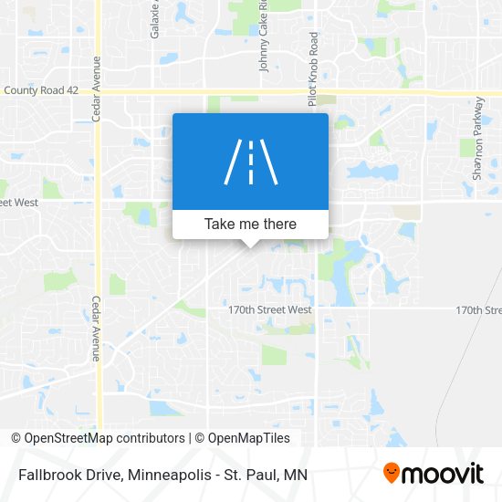 Mapa de Fallbrook Drive