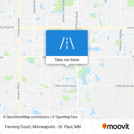 Mapa de Fanning Court