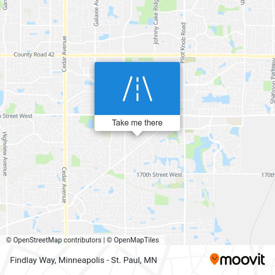 Findlay Way map