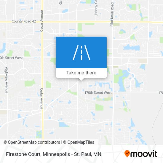 Firestone Court map
