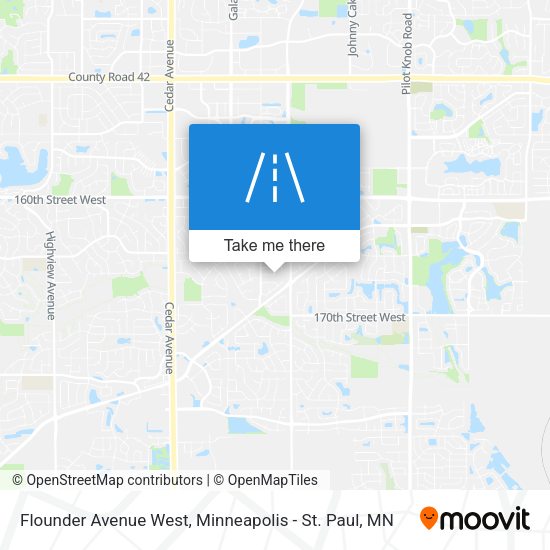 Flounder Avenue West map