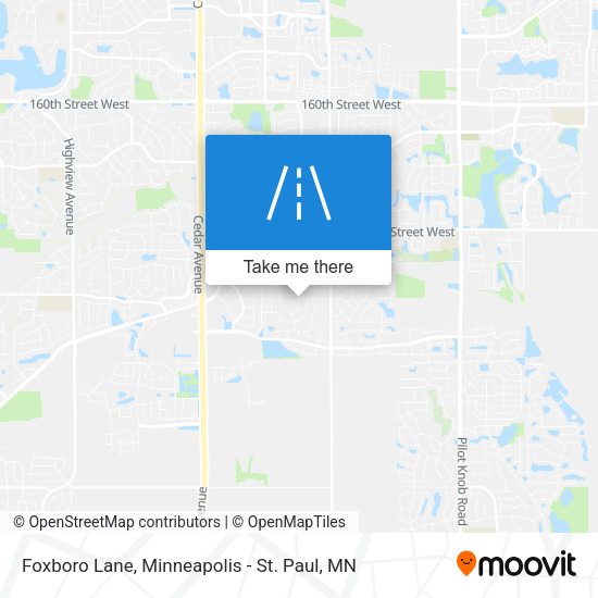 Mapa de Foxboro Lane