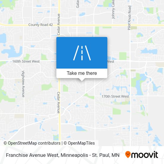 Mapa de Franchise Avenue West