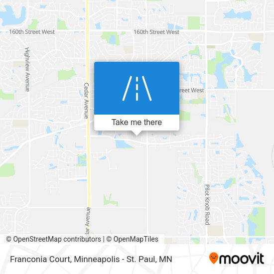 Franconia Court map