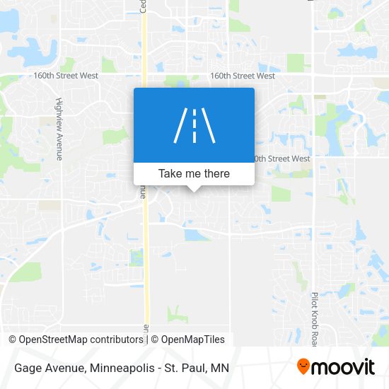 Mapa de Gage Avenue