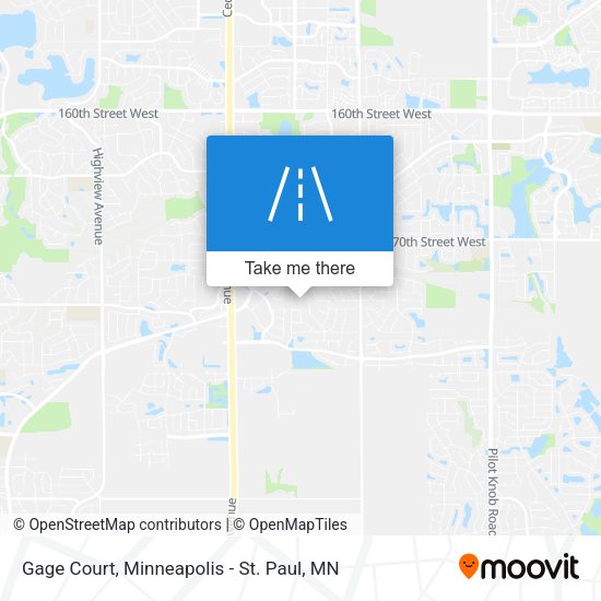 Gage Court map