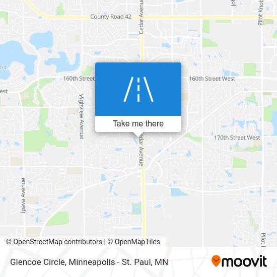 Glencoe Circle map
