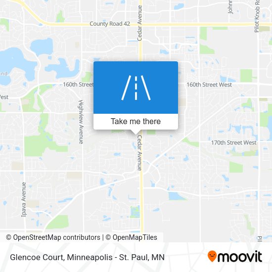 Glencoe Court map