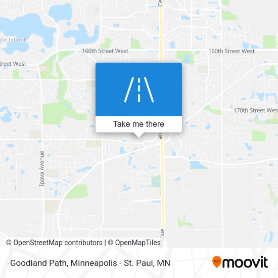 Goodland Path map