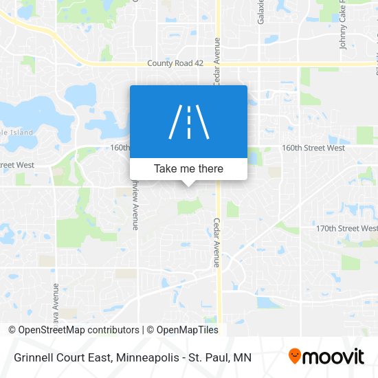 Grinnell Court East map