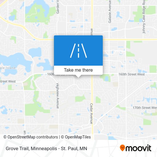 Grove Trail map