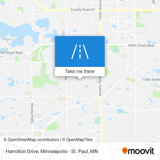 Hamilton Drive map