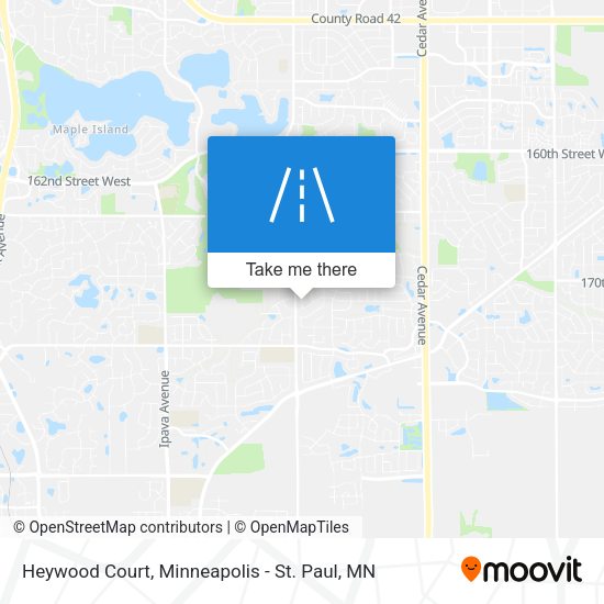 Mapa de Heywood Court