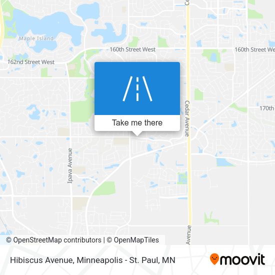 Hibiscus Avenue map