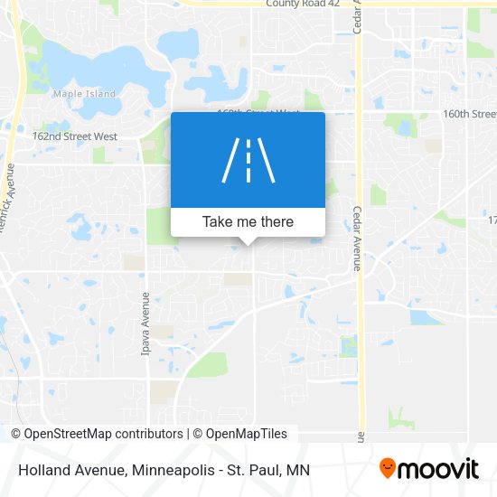 Mapa de Holland Avenue