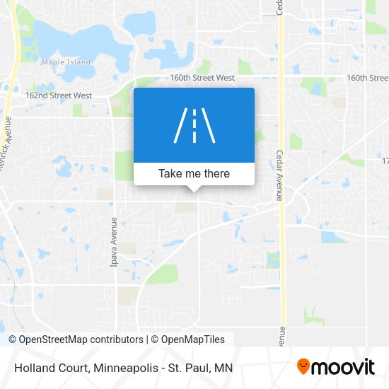 Holland Court map