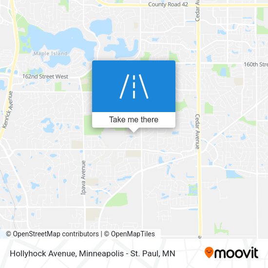 Mapa de Hollyhock Avenue