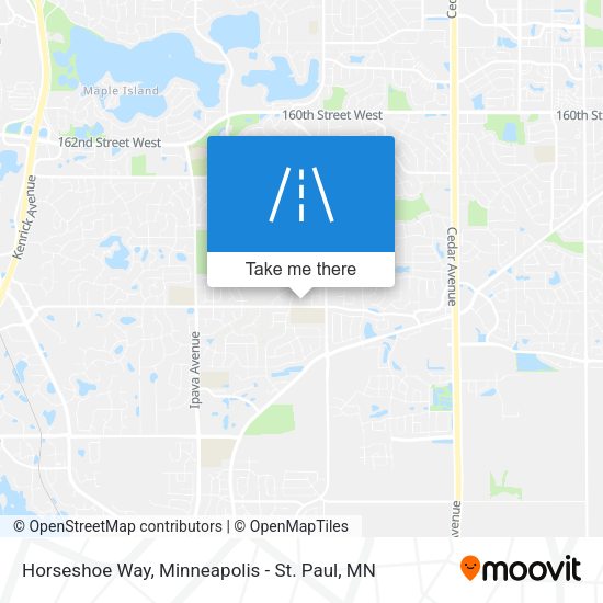 Horseshoe Way map