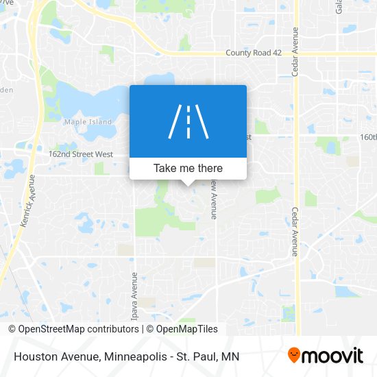 Houston Avenue map